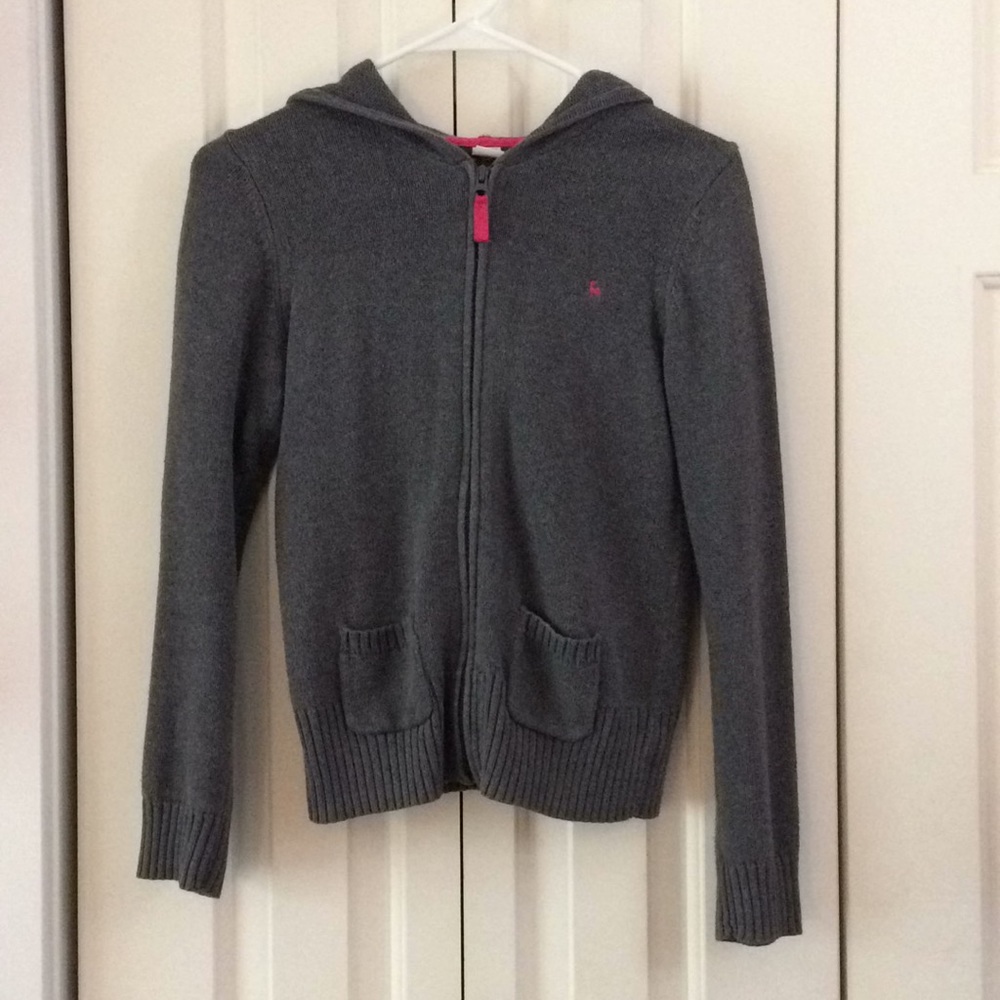 Old Navy Cardigan Sweater Gray Zip up